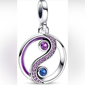NWT PANDORA Balance Yin & Yang Medallion 💜💙